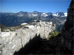 Trincea sulla cima Cadì - Trench on Cima Cadì