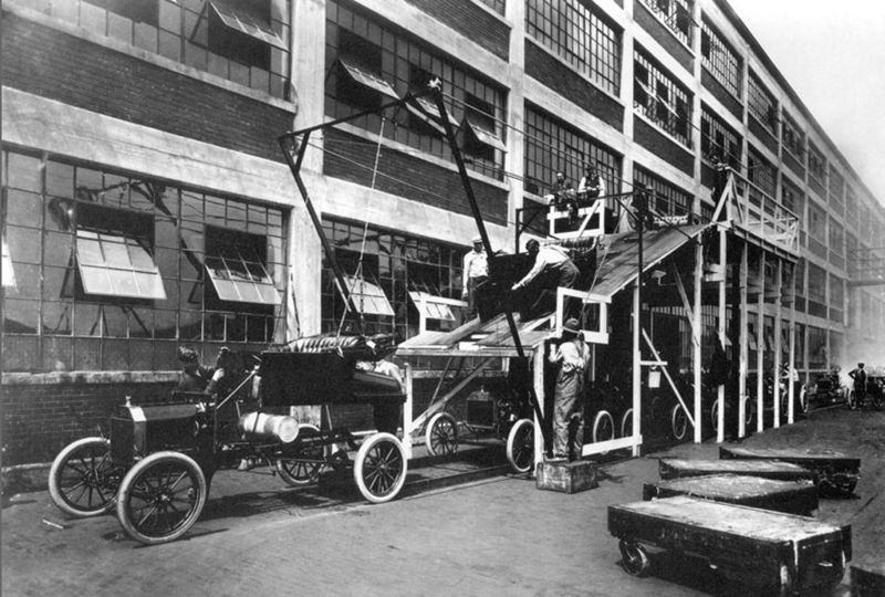 Catena di montaggio Ford Model T