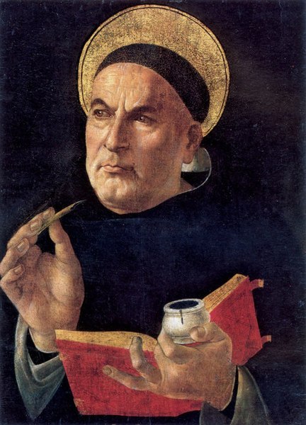Tommaso d'Aquino, dipinto di Sandro Botticelli