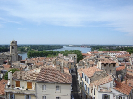 Vista dall'anfiteatro di Arles