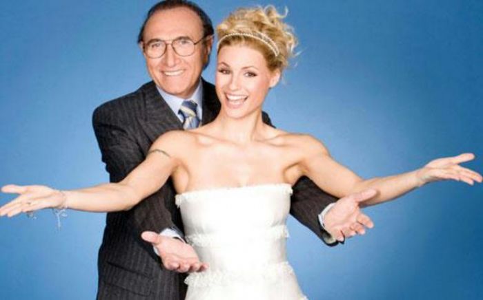 Pippo Baudo e Michelle Hunzicher