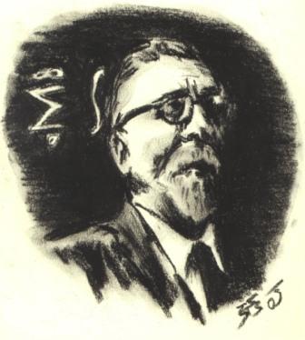 Caricatura di Norbert Wiener