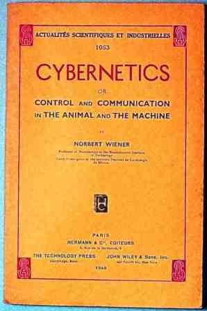 Frontespizio del libro Cybernetics di Norman Wiener