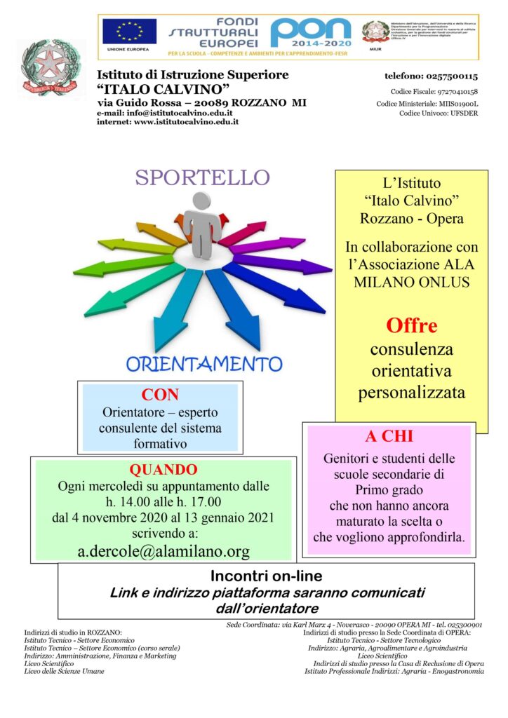 Volantino orientamento