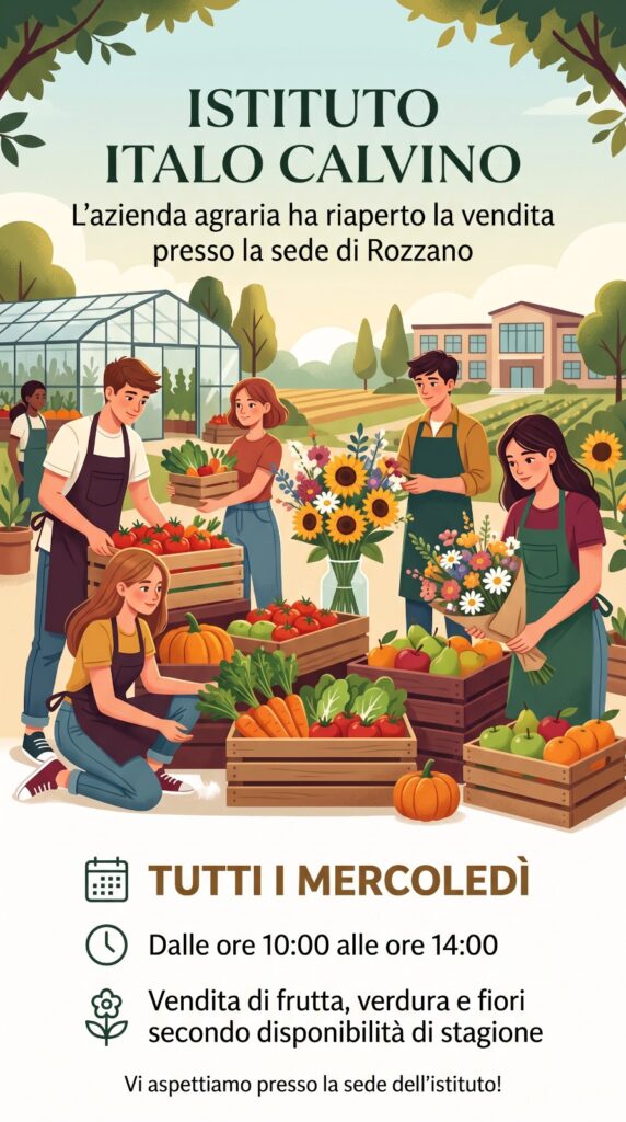 Informazioni sul banco di vendita dei prodotti dell'azienda agraria